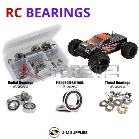 RCScrewZ Rubber Shielded Bearing Kit dhk013r for DHK Maximus EP #8382 RC Car | SET