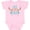 AD-Pink, variant on Life is Better at the Cabin, Deer Antlers, Camping Boys or Girls Baby Bodysuit