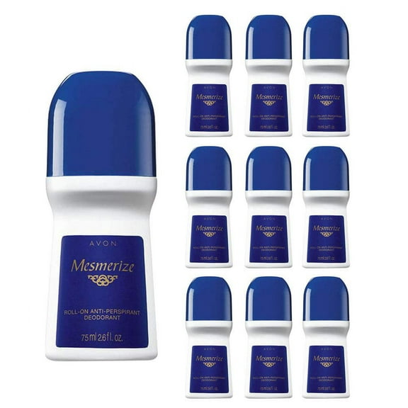 Avon Mesmerize for Him Roll-on Anti-perspirant Deodorant Bonus Size 2.6 oz (12-Pack)