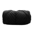 thumbnail image 1 of Hilo grueso para crochet, hilo gigante, ligero, duradero, diámetro de 1,97 pulgadas, hilo jumbo Negro, 1 of 9
