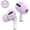Purple, variant on Elago Earbud Cover Plus with Integrated Tips, for AirPods Pro, Dark Grey, 12 Counts