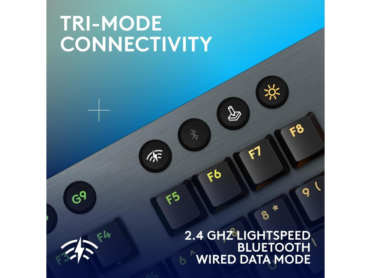 Logitech G915 X LIGHTSPEED Low-Profile Wireless Gaming Keyboard, Double-Shot PBT Keycaps, Fully Programmable Keys, RGB Backlighting, Sleek Aluminum Finishing, GL Red Linear Switches, PC/Mac