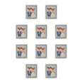 thumbnail image 2 of sweethay Paño de limpieza de cocina Cuencos cuadrados Toalla de Herramientas de cocina Paños de platos absorbentes reutilizables con patrones pareja de zorros 10piezas sweethay CBP484844, 2 of 5