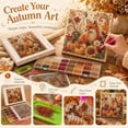 thumbnail image 4 of Autumn Pearl Painting Kit - DIY Autumn Harvest Pumpkin Pearl Diamond Art Kit, 4 of 9