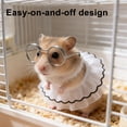 thumbnail image 4 of mdesiwst 1 Set Cute Hamster Costumes Mini Princess Dress And Metal Round Glasses Chipmunk Dress Up Outfit for Small Pets Daily Wear Photo Props, 4 of 8