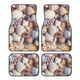 thumbnail image 1 of Fotbe Sea Shells Juego de 4 Tapetes para Auto con Estampado – Alfombrillas de Goma Reforzada, Diseño Antideslizante, Protección para Todo el Año – Vehículos, Autos, Camionetas y SUVs, 1 of 7
