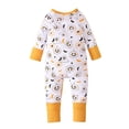 thumbnail image 3 of WIBACKER Halloween Cotton Baby Convertible Footie Pajamas, Sleep and Play Footless Zipper Sleeper for Unisex Baby Boys Girls 12-18M, 3 of 10