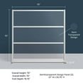 thumbnail image 5 of Luxor Translucence Modular Wall Room Divider System - 70" W x 70" H, Freestanding, 5 of 7