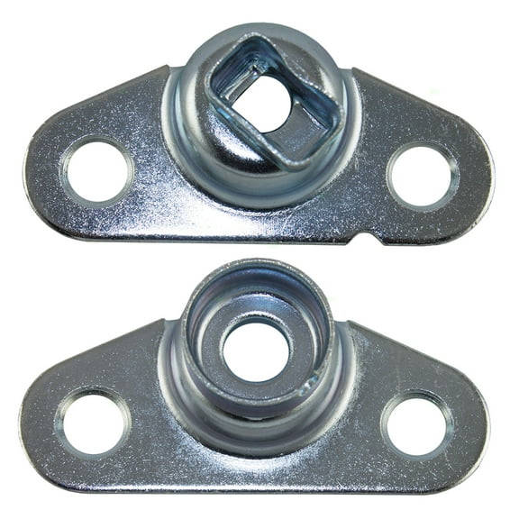 Brock Replacement Pair Set Rear Tailgate Liftgate Hinges Compatible with 2002-2008 1500 2003-2009 2500 3500 Pickup Truck 55276230AC 55276231AB