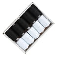 thumbnail image 2 of Abbracc Sewing Threads Polyester 1000 Yards Per Spool for Overlock All Purpose Black Black White, 2 of 7