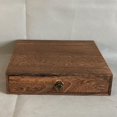 thumbnail image 7 of Vintage Storage Box DIY Decorative Wooden Jewelry Keepsake Storage Box with Lid Lock Wooden Memory Chest Earrings Organizer .5x24.5x6cm 25.5x24.5x6cm, 7 of 7