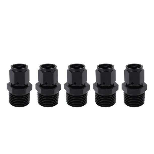 Adaptador 6AN A 1/2 NPT, Adaptador Giratorio 6AN Hembra A 1/2 NPT Macho, Aleación De Aluminio Para Evitar Fugas En El Filtro De Combustible Para ANGGREK 6AN Female to 1/2 NPT Male Swivel Adapter