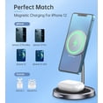 thumbnail image 3 of Choetech Support de Charge Sans Fil Magnétique 2-en-1 15W (T575-F) / Neuf, 3 of 3