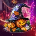 thumbnail image 4 of 2D Window Hanging Witch Acrylic Stained Glass Halloween Stained Panel Hangings Wall For And Family, 4 of 7