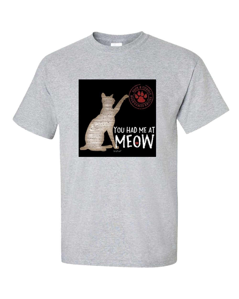 Trenz Shirt Company You Had Me At Meow Unisex Short Sleeve T-shirt - Bild 19 von 22