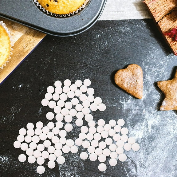 KALLORY White Ceramic Baking Beans Reusable for Blind Baking, Pie Crusts, and Even Heat Distribution