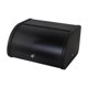 thumbnail image 3 of Caja de pan de acero inoxidable, soporte para pan, contenedor multiusos para bocadillos vintage negro, 3 of 9
