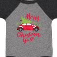 thumbnail image 4 of Inktastic Merry Christmas Ya'll with Red Car and Tree Boys or Girls Baby Bodysuit, 4 of 5