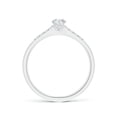 thumbnail image 2 of ANGARA Natural 0.25 Ct. Diamond Classic Engagement Ring in 14K White Gold for Women (Ring Size: 3), 2 of 10