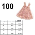 thumbnail image 2 of Laklulu Vestido para bebés y niñas pequeñas, Vestido sin Mangas de Princesa de Tul para bebés, Vestido sin Mangas, Falda con Tirantes de Malla, Rosa, 100 cm, 2 of 5