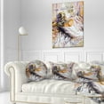 thumbnail image 3 of Designart The River over the Girl - Abstract Throw Pillow - 12x20, 3 of 5