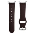 thumbnail image 2 of Lunvic Genuine Leather Watch Band for Galaxy Watch 9, Adjustable Replacement Strap with Stainless Steel Buckle and Quick Release Connectors, Darkbrown, 2 of 4