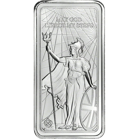 2022 East India Company St Helena Britannia 10 oz Silver Bar - Sealed
