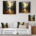 thumbnail image 4 of Designart "Port Harbor Escape Painting I" Landscapes Floater Framed Canvas Print, 4 of 7