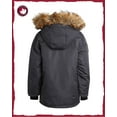 thumbnail image 6 of CANADA WEATHER GEAR Boys' Winter Jacket - Heavyweight Teflon Canvas Parka Coat (Size: 8-20), 6 of 7