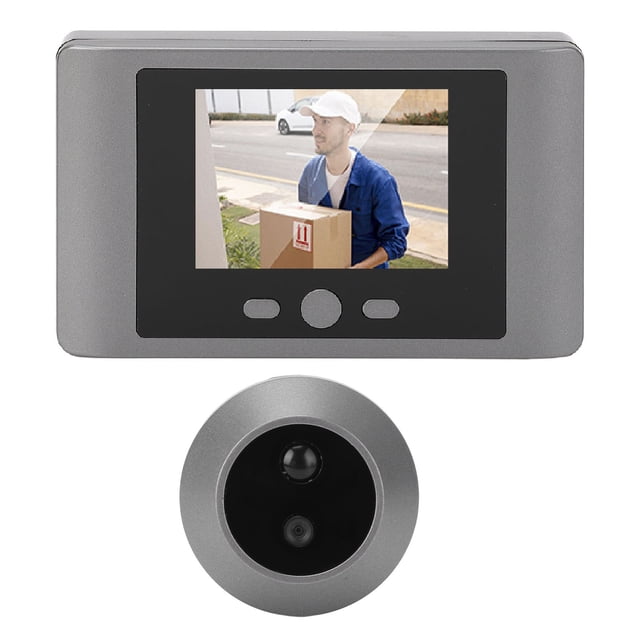 Peephole Door Camera, 3MP Pixels Digital Door Viewer HD Recording for Home