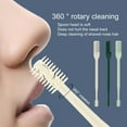 thumbnail image 1 of Washranp Nasal Hair Cutter,360 Degree Rotating Manual Double Head with Cleaning Nose Hair Removal Implement for Cleaning Supplies, 1 of 8