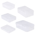 thumbnail image 5 of Yauxim Storage Box Rectangular Clear Storage Box Collection Container, 5 of 8