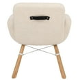 thumbnail image 4 of LeisureMod Milwood Accent Chair with Dowel Legs-Color:Beige, 4 of 9