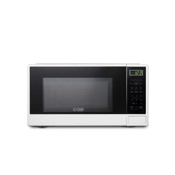 Commercial Chef CHCM11100W 1.1 Cu. Ft.. Horno Microondas de Pies, Blanco