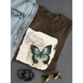 thumbnail image 3 of Butterflies And Flowers Ii T-Shirt Women -Grace Popp Designs, Female Medium, 3 of 4