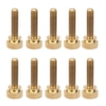 thumbnail image 3 of Tornillo de Pulgar BuyWeekMX 50 piezas Cabeza Redonda Moleteada, 3 of 9