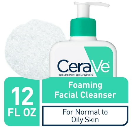 EAN 3606000537750 product image for CeraVe Foaming Face Wash, Face Cleanser for Normal to Oily Skin, 12 fl oz | upcitemdb.com