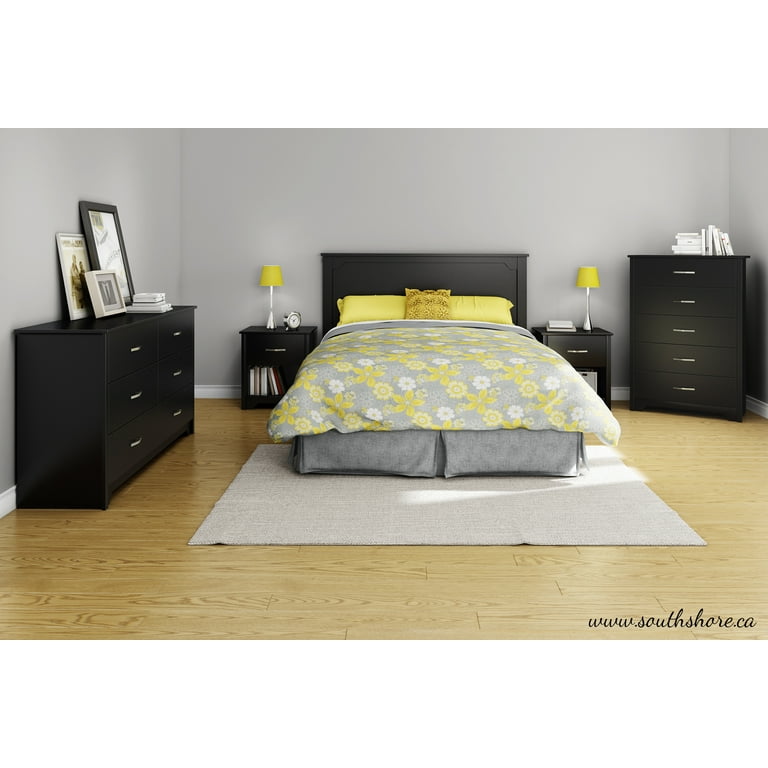 Fusion black and clearance gray dresser