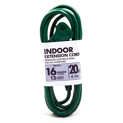 Southwire Green Flat Plug/Banana Tap Extension Cord