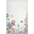 thumbnail image 2 of GZHJMY Kitchen Dish Towels, Watercolor Spring Flower Garden Kitchen Towels Set of 4 Super Soft Absorbent Dish Towels Set Microfiber Polyester Kitchen Decorative Tea Towels, 28x18 Inch Washcloths, 2 of 7