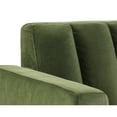 thumbnail image 2 of Sunpan Yosi 19" Modern Fabric and Wood Armchair in Moss Green/Black, 2 of 8