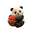 thumbnail image 2 of Figura de panda, adorno de mesa, decoración para el salpicadero del coche, escultura de animal para escritorio, mesa, centro de mesa, sala de estar, Estilo E, 2 of 8