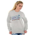 thumbnail image 4 of Retro Slush Puppie Vintage 80s Logo Sweatshirt for Men or Women Brisco Brands S, 4 of 6