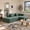 Olive Green, variant on Meeyar 91" Boneless Modular Sectional Sofa with L Shaped Chaise, Cloud Couch for Living Room, Carbon Black