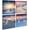 Winter Sunset, variant on Eclipse of the Moon Phase Wall Decor,Blue Moon Canvas Wall Art,Black and White Pictures Bedroom Abstract Space Decorations,Lunar Moon Poster Artwork,for Home and Office Decorations