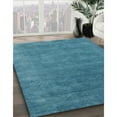 thumbnail image 3 of Ahgly Company Machine Washable Indoor Rectangle Contemporary Blue Ivy Blue Area Rugs, 2' x 4', 3 of 7