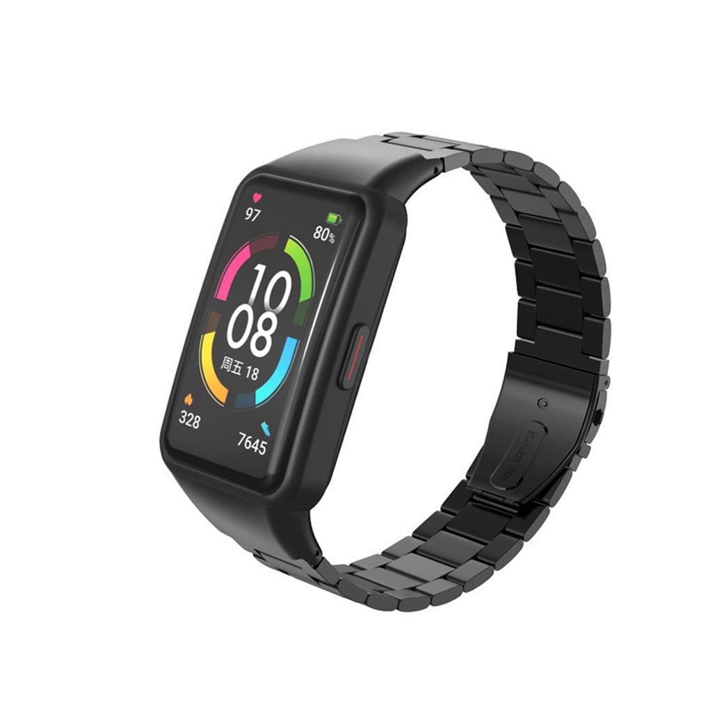 ✪ Stainless Steel Wristband Metal Strap For -Huawei Honor Band 6 Smart  Bracelet - Walmart.com
