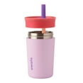thumbnail image 2 of Owala Kids' Tumbler Stainless Steel 12oz Lilac Rocket, 2 of 7