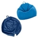 thumbnail image 1 of Funda de puf Sunnimix Almacenamiento de juguetes de peluche Tamaño Adultos Adolescentes Azul Real, 1 of 8