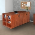 thumbnail image 2 of Legacy Stand Up Storage Cabinet Quad with Bookcase End- Cherry, 2 of 6